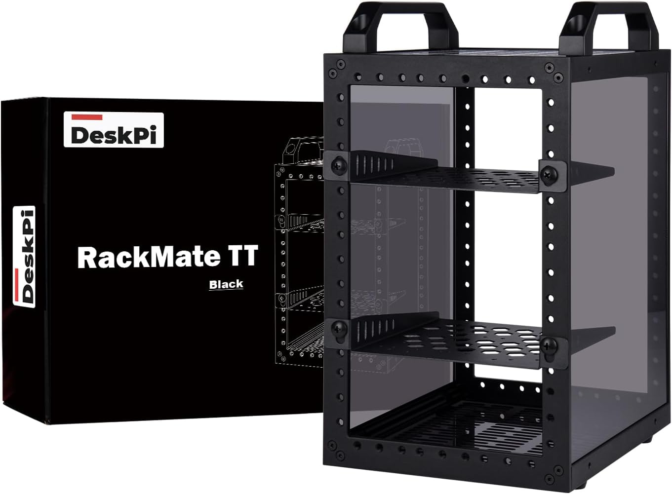 Geeekpi Deskpi Rackmate TT Mini Server Cabinet for Mini PC, Network, Servers, Audio, and Video Equipment image number 6
