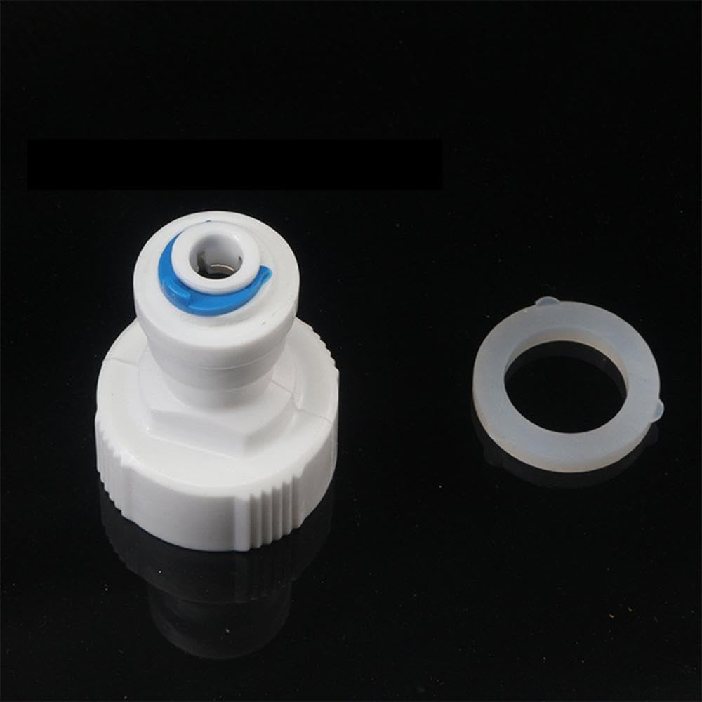 6 Pack Water Filter Fittings, Garden Quick Fitting Connector Adapter for RO System, Aquarium and Water Purifier (1/2" Female Thread-1/4" Hose) image number 5
