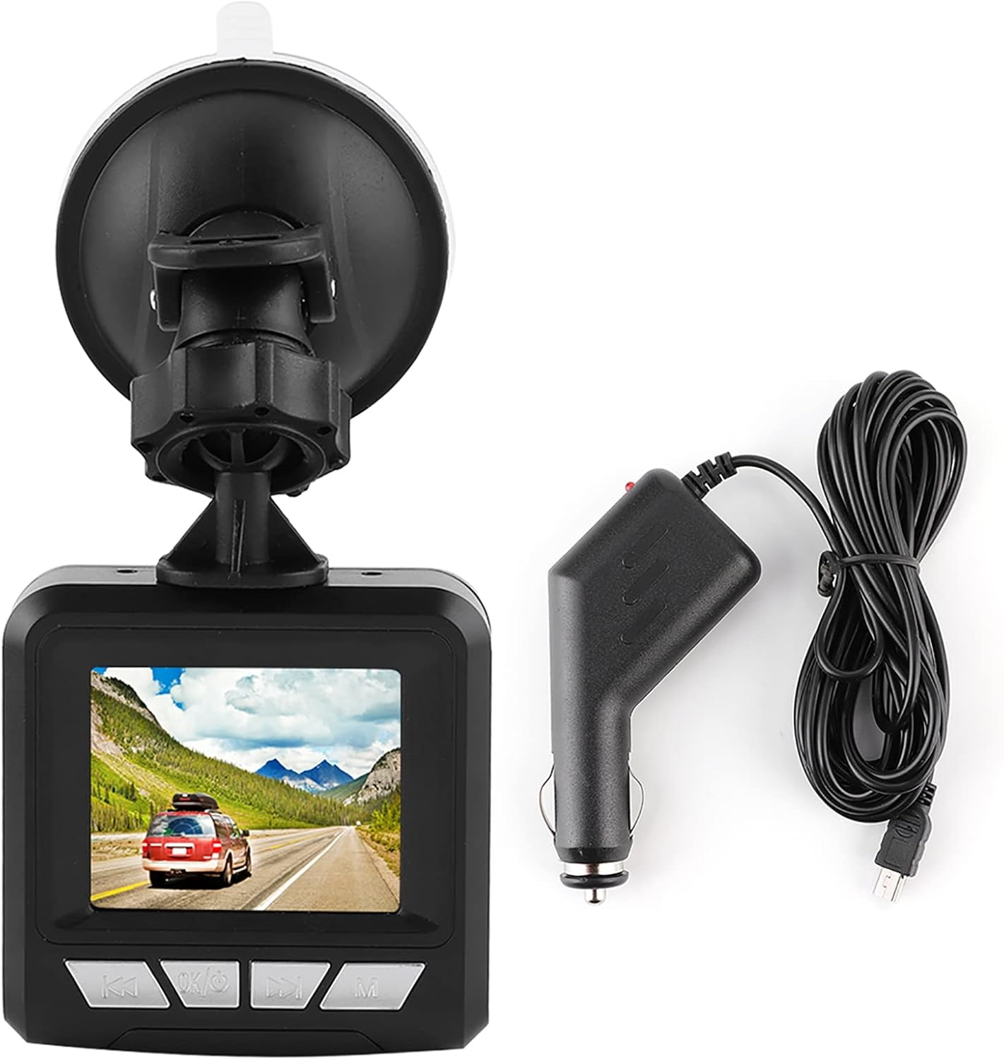 Dash Cam, 2.4In 1080P FHD DVR Car Dashboard Camera Loop Recording Star Night Vision Driving Recorder with 120&deg; Wide Angle Dashcam G-Sensor, Motion Detection image number 4