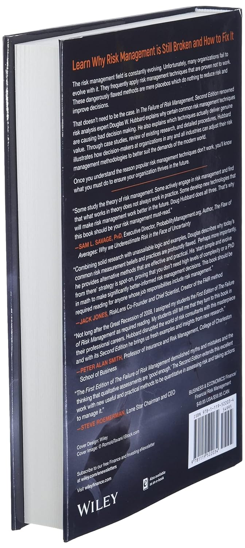 The Failure of Risk Management: Why It'S Broken and How to Fix It - Hardcover image number 3