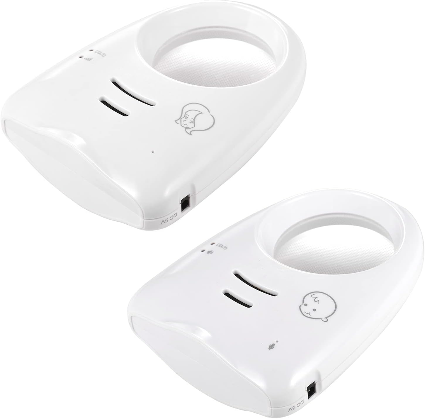 Portable 2.4Ghz Wireless Digital Audio Monitor with Crystal Clear Cry Detection and Nightlight for Parents with Young Children image number 4