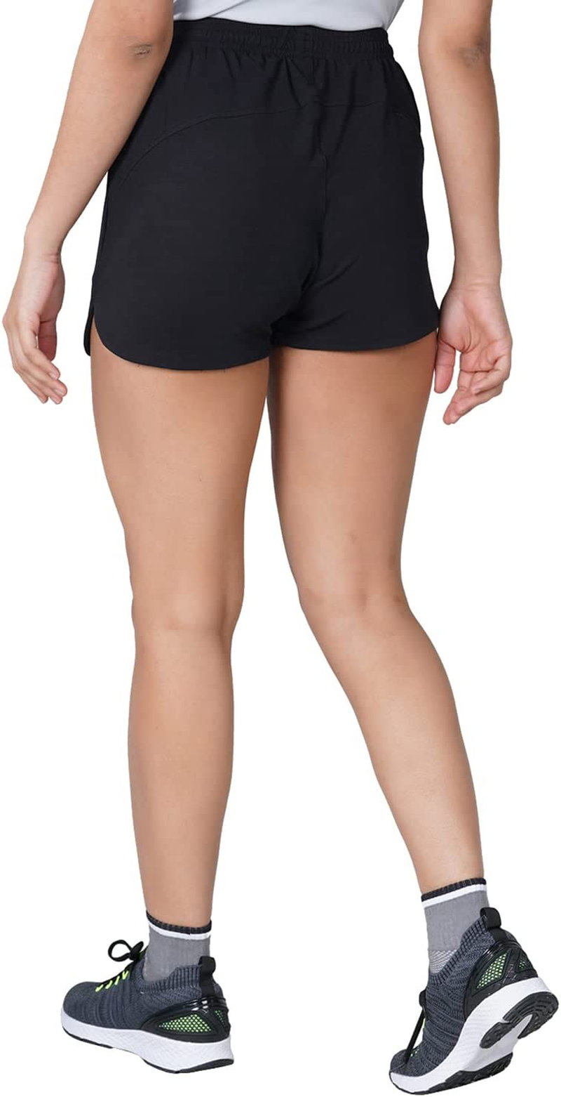 Nivia Sporty - 6 Shorts for Unisex (Black, XL) | Light Weight | Comfortable | Stylish | Casual | Gym | Running