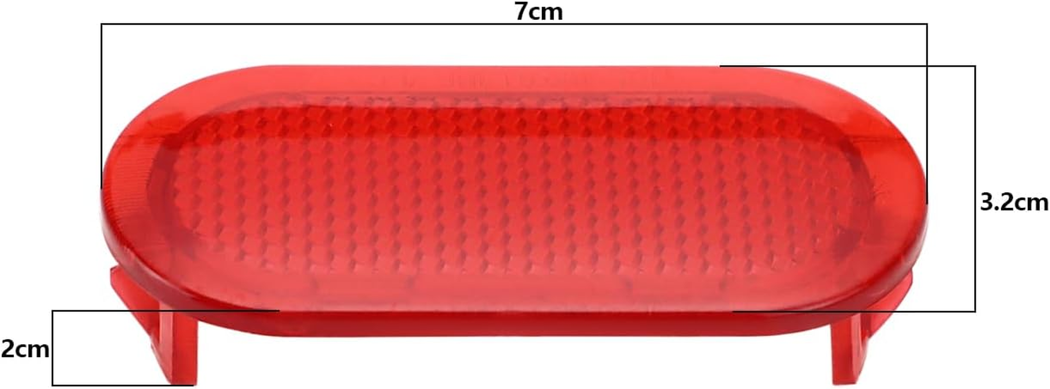 VGOL 2Pcs Door Reflector Car Door Reflector Red Door Panel Warning Light Reflector Compatible with Volkswagen Beetle, OEM 6Q0947419 image number 6