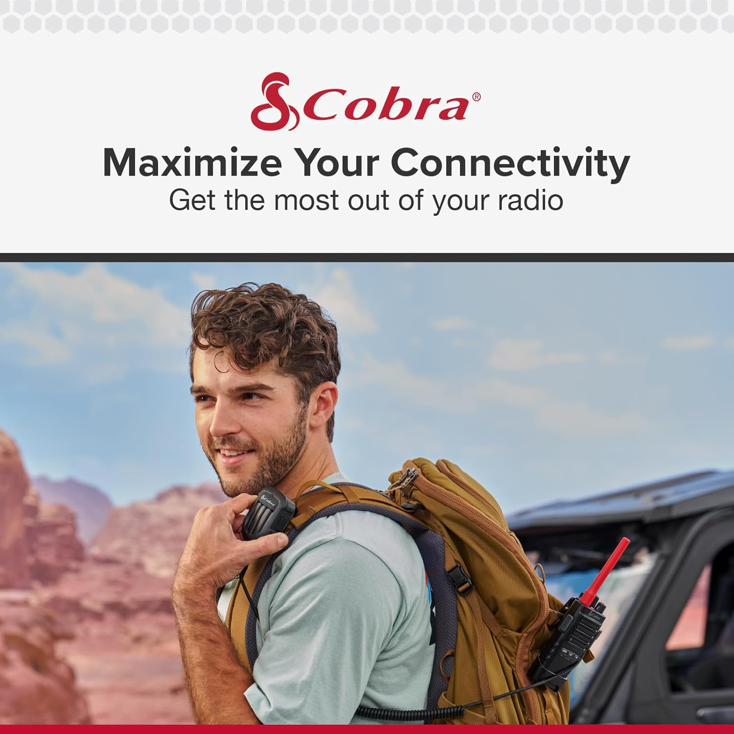 Cobra 2.5Mm C-Style In-Ear Headset with Foam Earpiece, Black image number 6