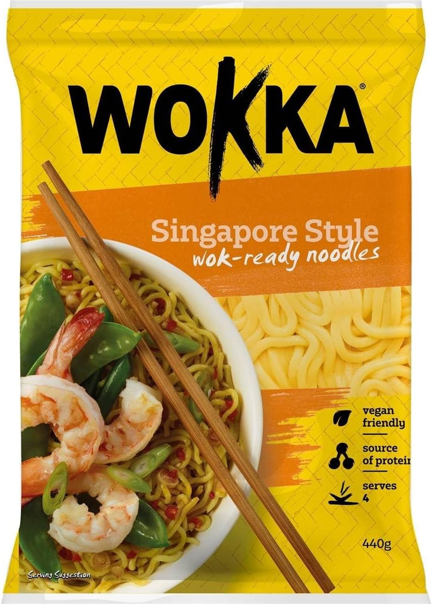 Wokka Singapore Style Noodles 440 G image number 1