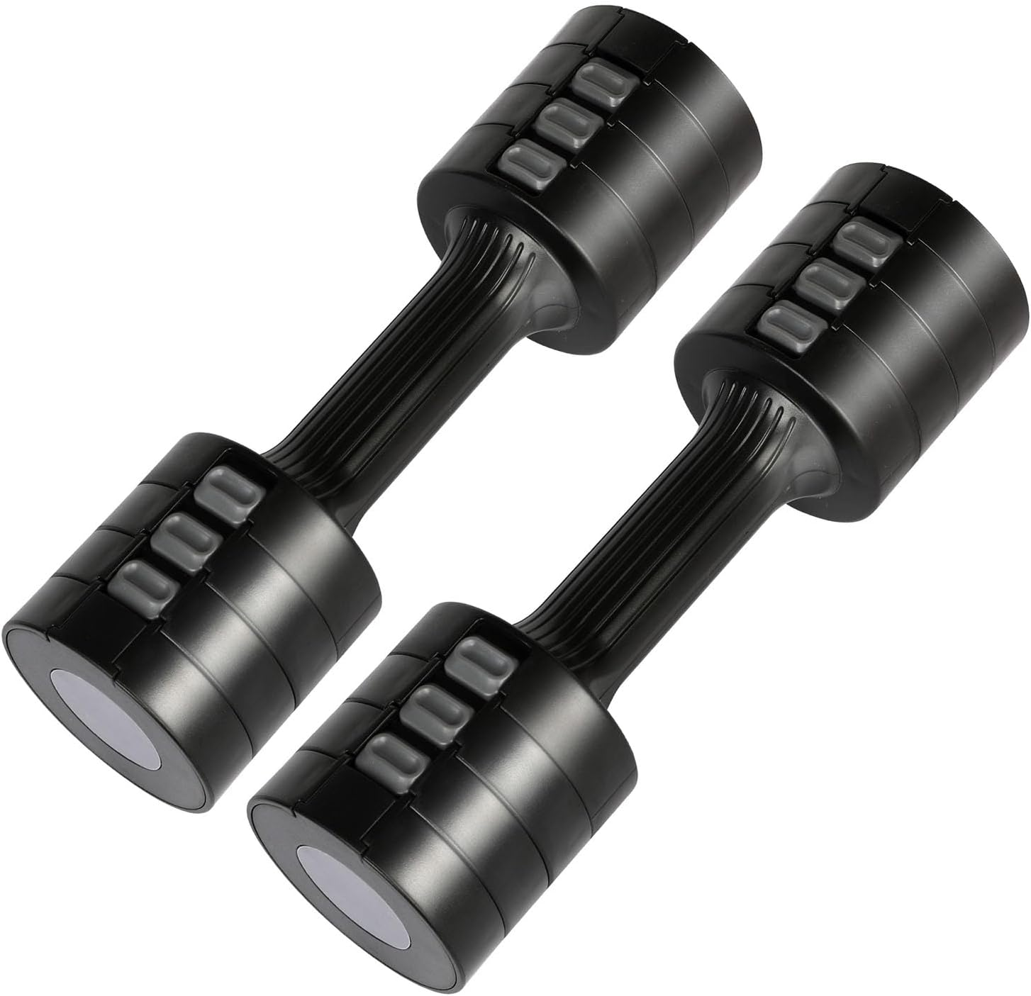Centra Adjustable Dumbbells Set of 2, 2-10KG Hand Weights Set for Women/Men with Anti-Slip Handle for Full-Body Exercise Workout, Fast Adjustable Dumbbell Weights Pair for Home Gym Strength Training