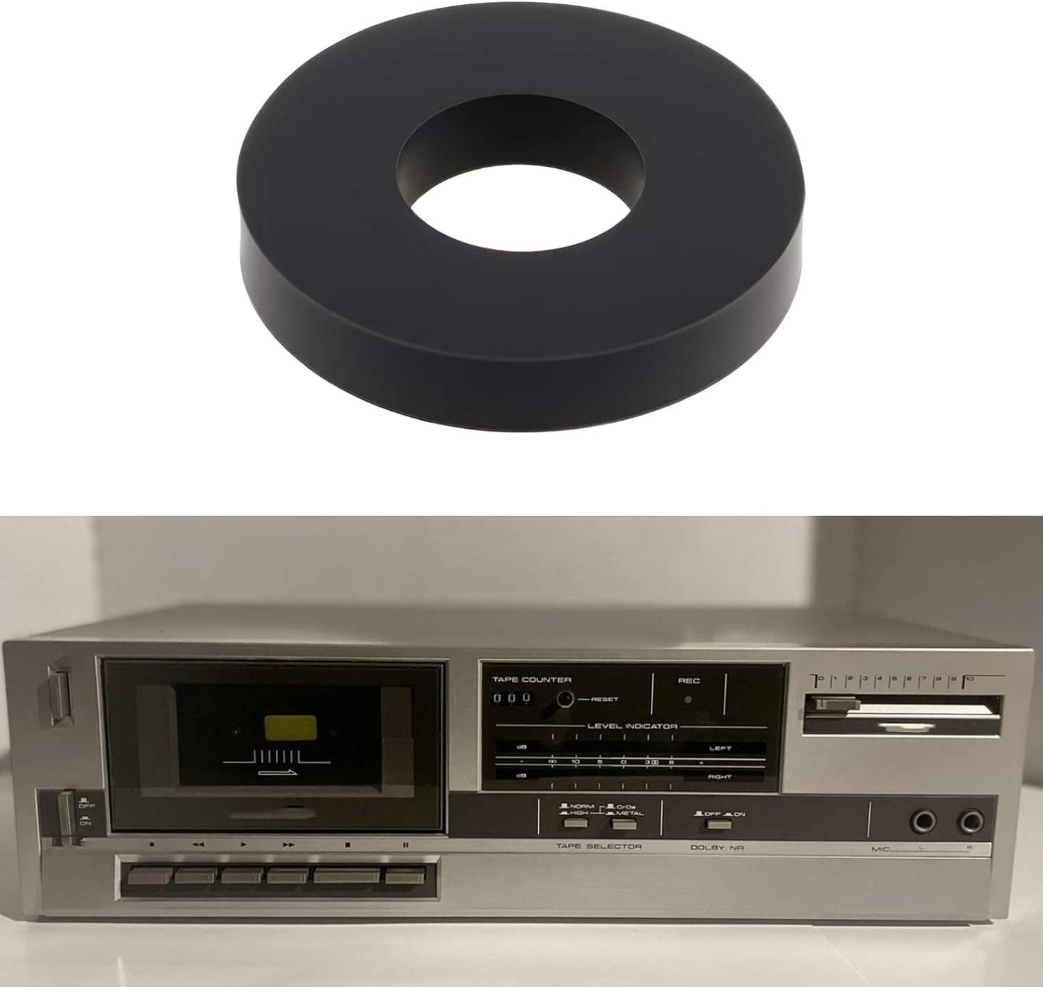 Create Idea 4PCS Cassette Tape Recorder Idler Wheel Rubber 18X8X3Mm Compatible with Pioneer CT-737 MKII Cassette Tape Deck image number 4