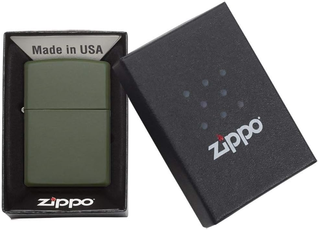 Zippo 221 Classic Matte Green Lighter, Green image number 2