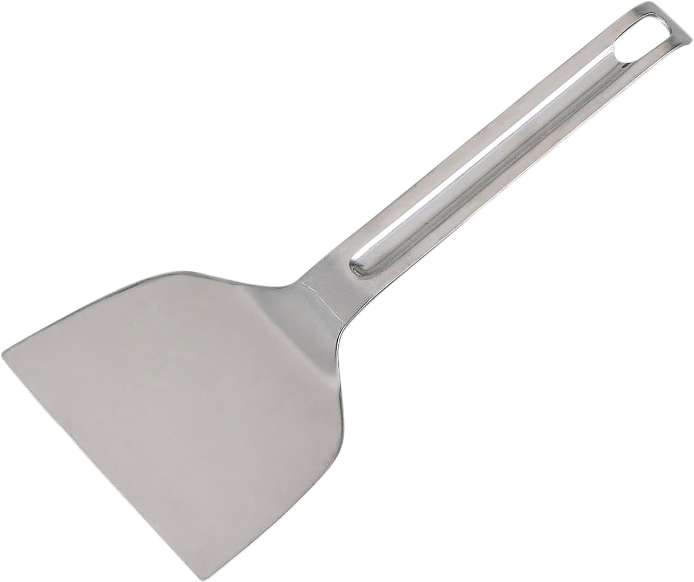 Kai Kai Kitchen DH8153 Okonomiyaki, Convenient for Carving, Stainless Steel, Turner, 3.5 Inches (90 Mm), Dishwasher Safe, Silver, Made in Japan