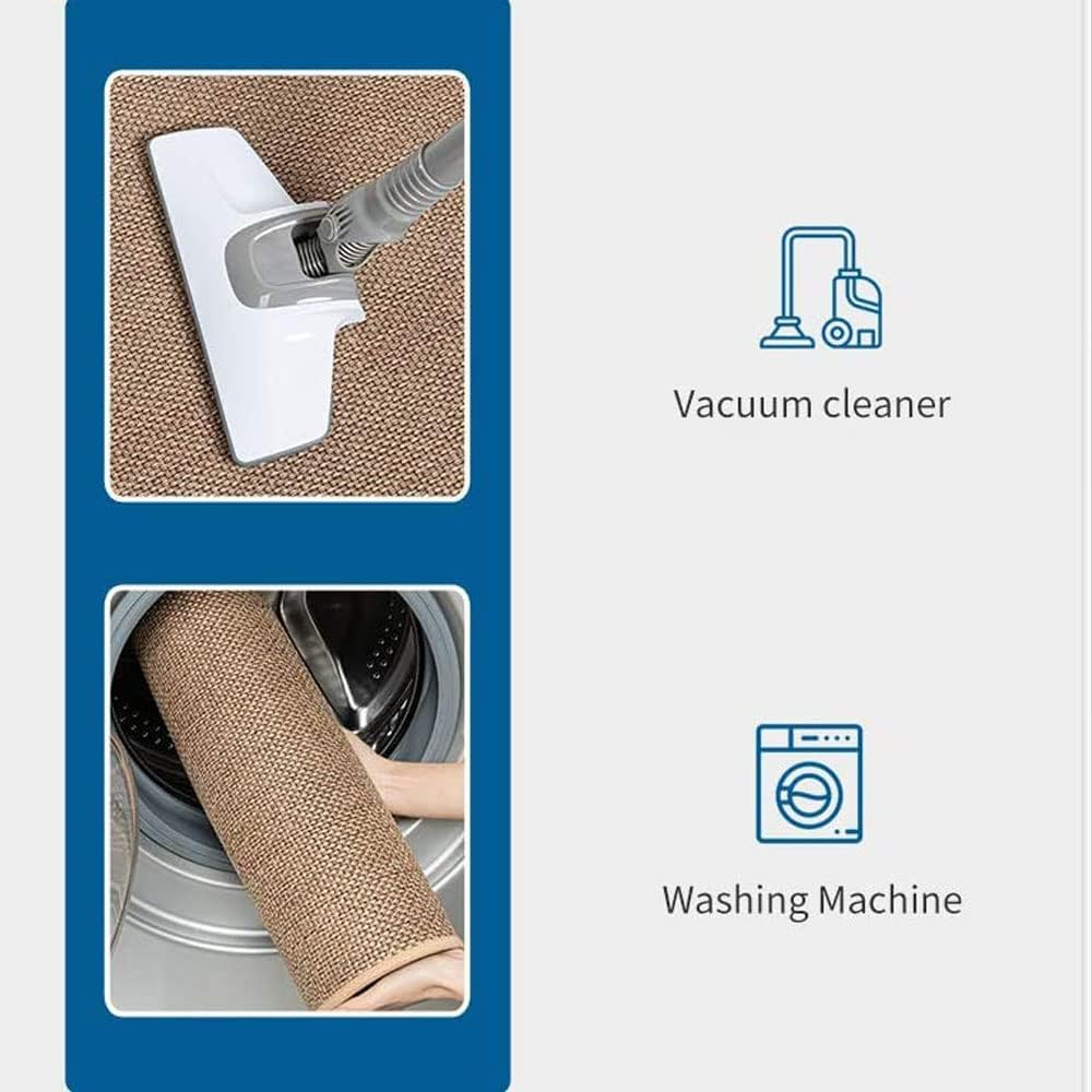 2 PCS Kitchen Rugs Washable, Non-Slip Kitchen Mats Natural Rubber Kitchen Mats for Floor Runner Rugs Set for Kitchen Floor Front of Sink, Hallway, Laundry Room image number 1