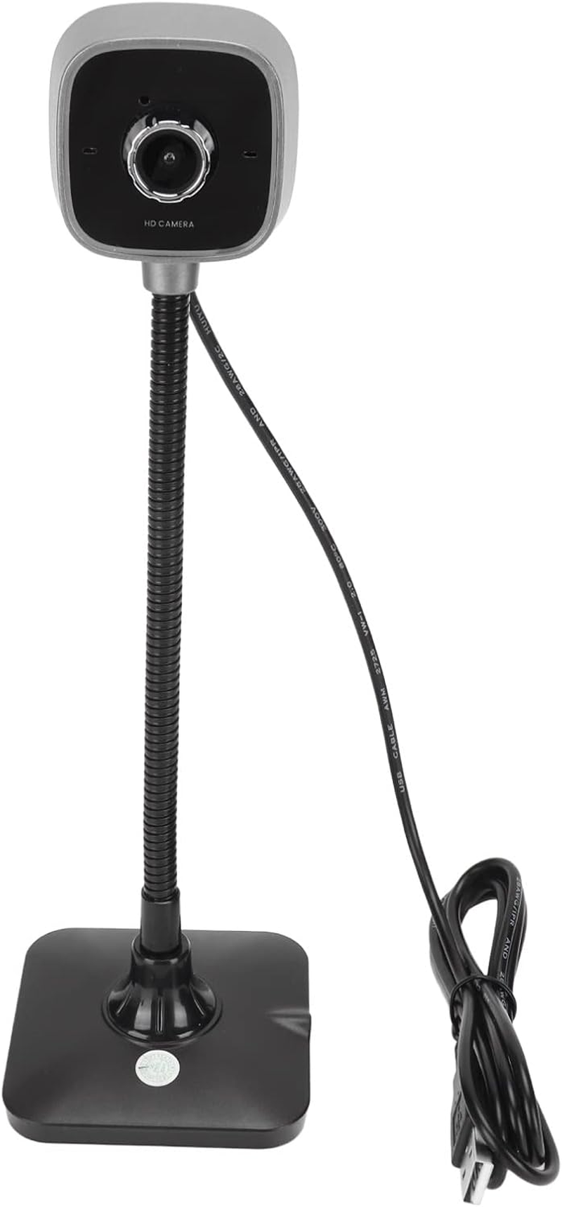 1080P USB Camera with Microphone, Web Camera, Noise Reduction Microphone Manual Focus Wide Angle USB Computer Camera for Online Class Video Conference image number 2