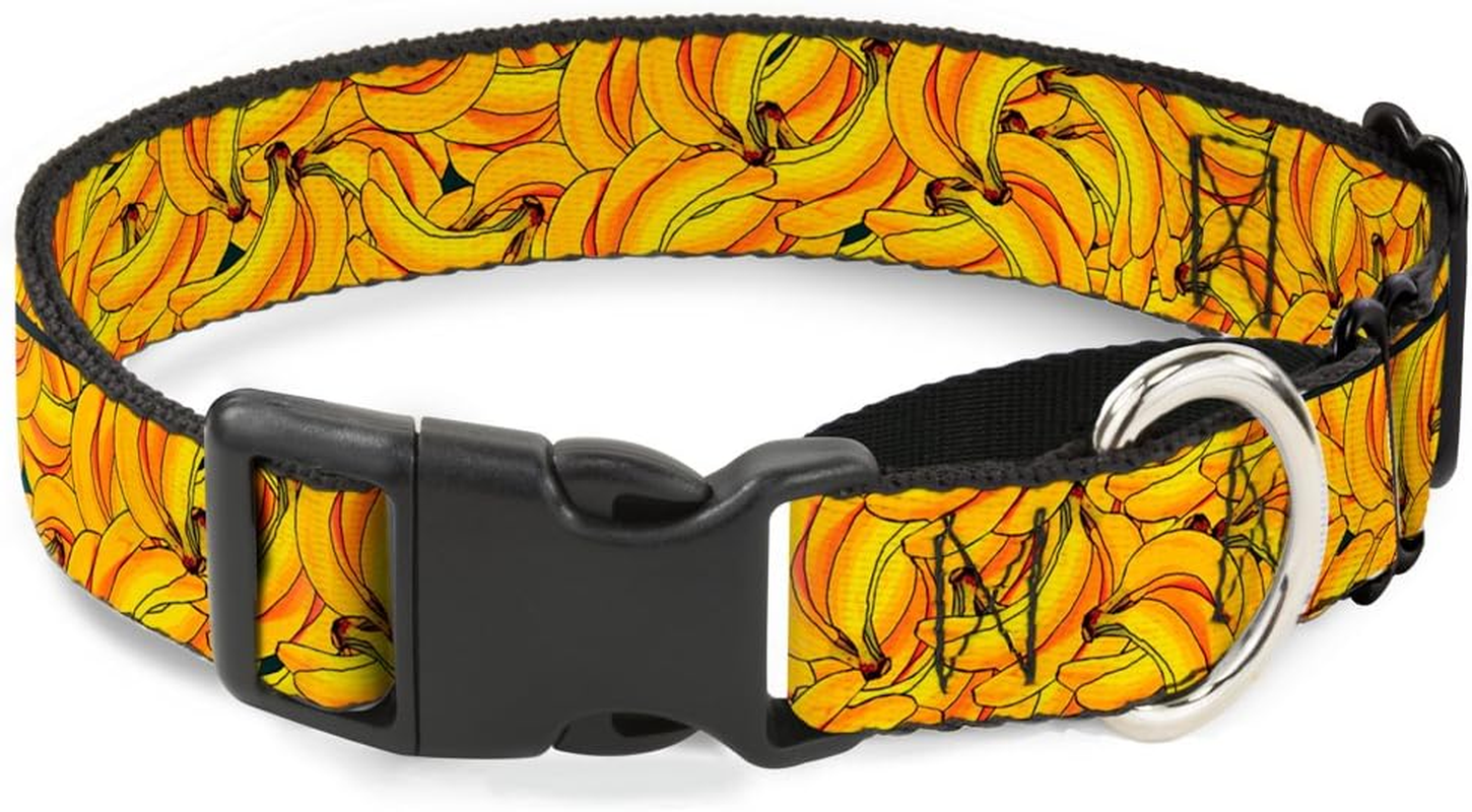 Buckle-Down Banana Bunches Stacked Martingale Dog Collar, 1.5" Wide-Fits 18-32" Neck-Large image number 2