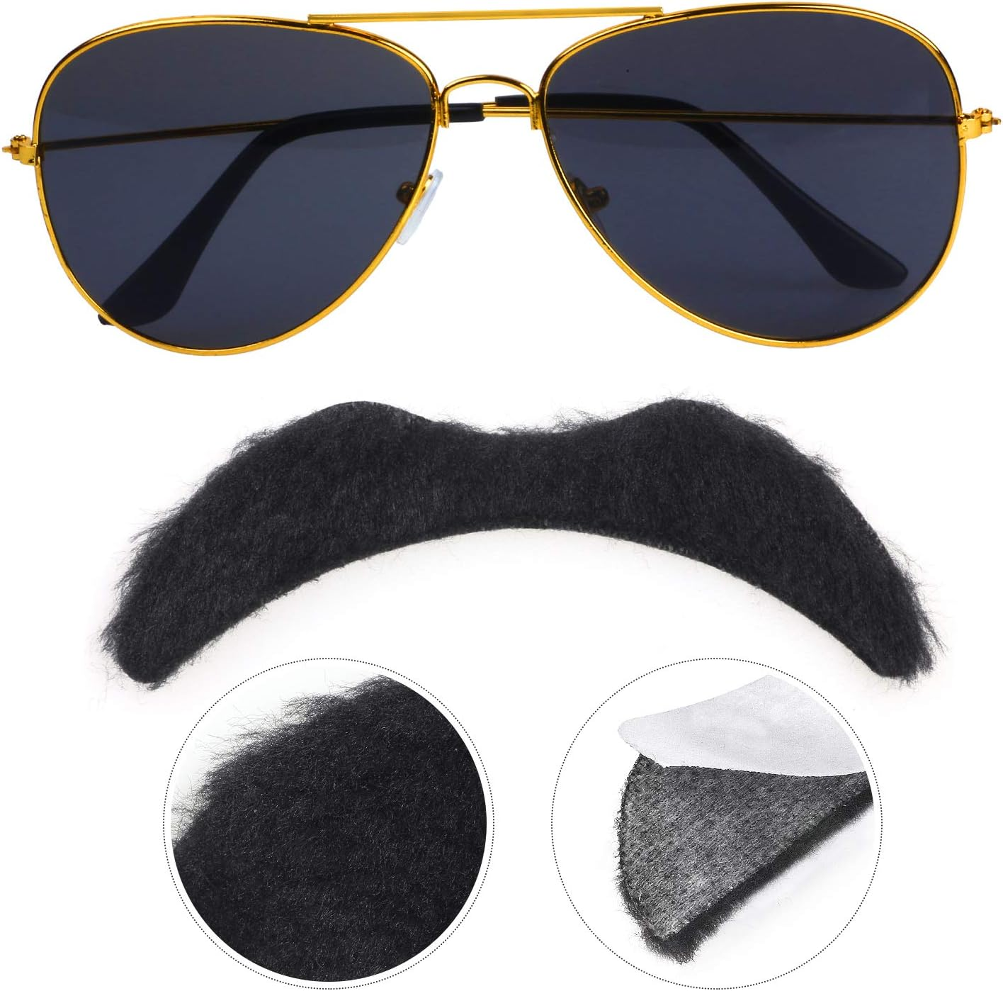 Beefunny Chauffeur Costume Limo Taxi Driver Hat Gloves Set