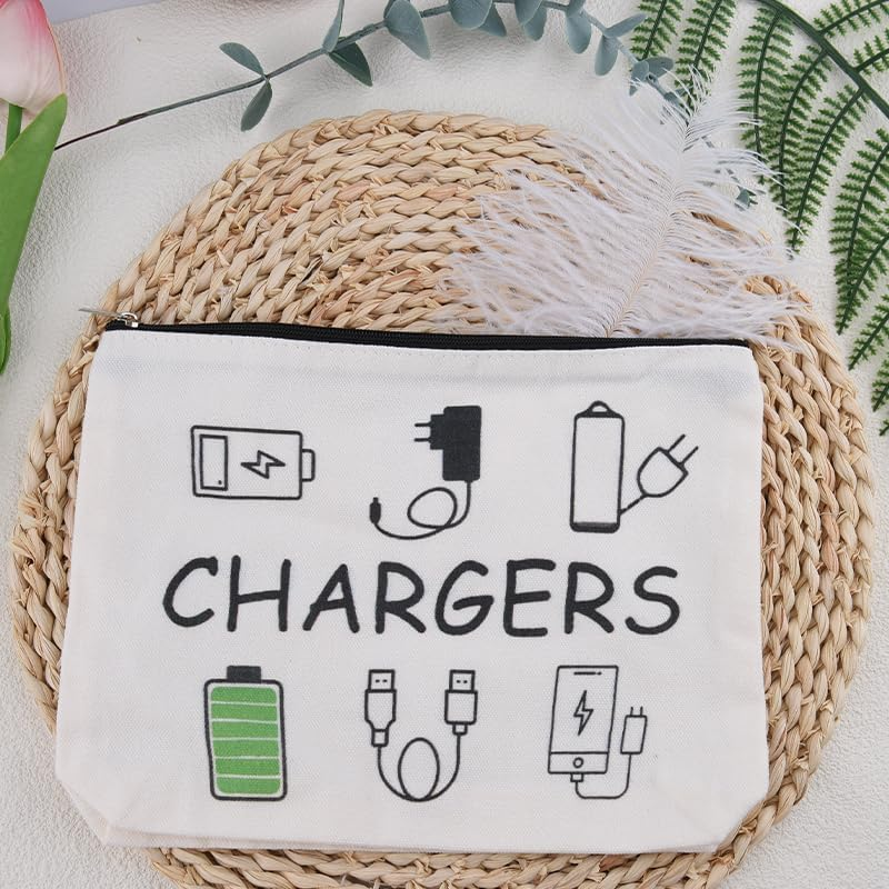 Makeup Cosmetic Bag Travel Storage Bag Electronic Charging Organizer for Women Travel Accessories Versatile Bags Small Makeup Cosmetic Bags for Women Cable Organizer Pouch for Cords image number 2