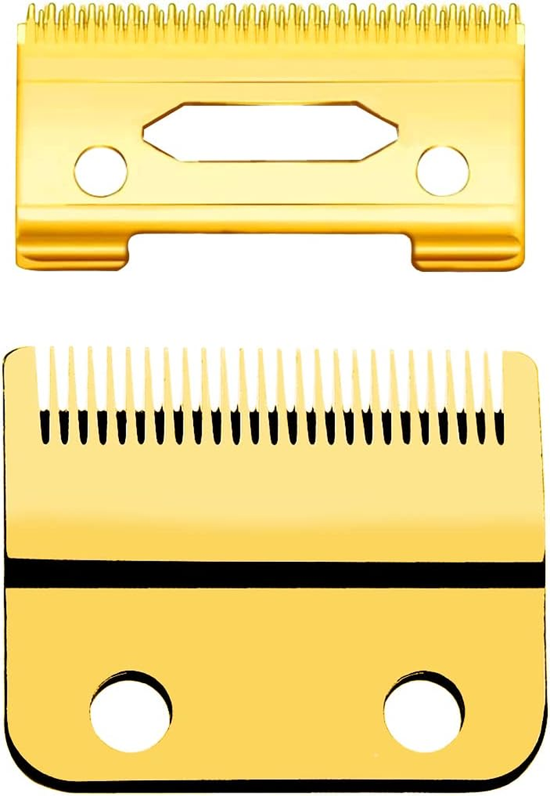 Professional Hair Clippers Replacement Blades for Wahl Clippers Wahl 5-Star Senior Magic Clip Compatible with 8148, 8504, 1919, 2241, 2240, 8591 (Gold)
