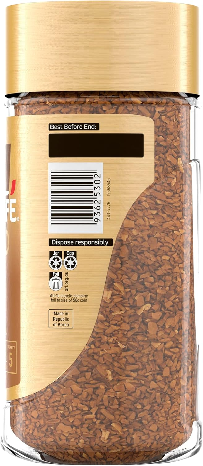 Nescafe Gold Blend Intensity 5 Dich Aroma Smooth Instant Coffee 200 G image number 1