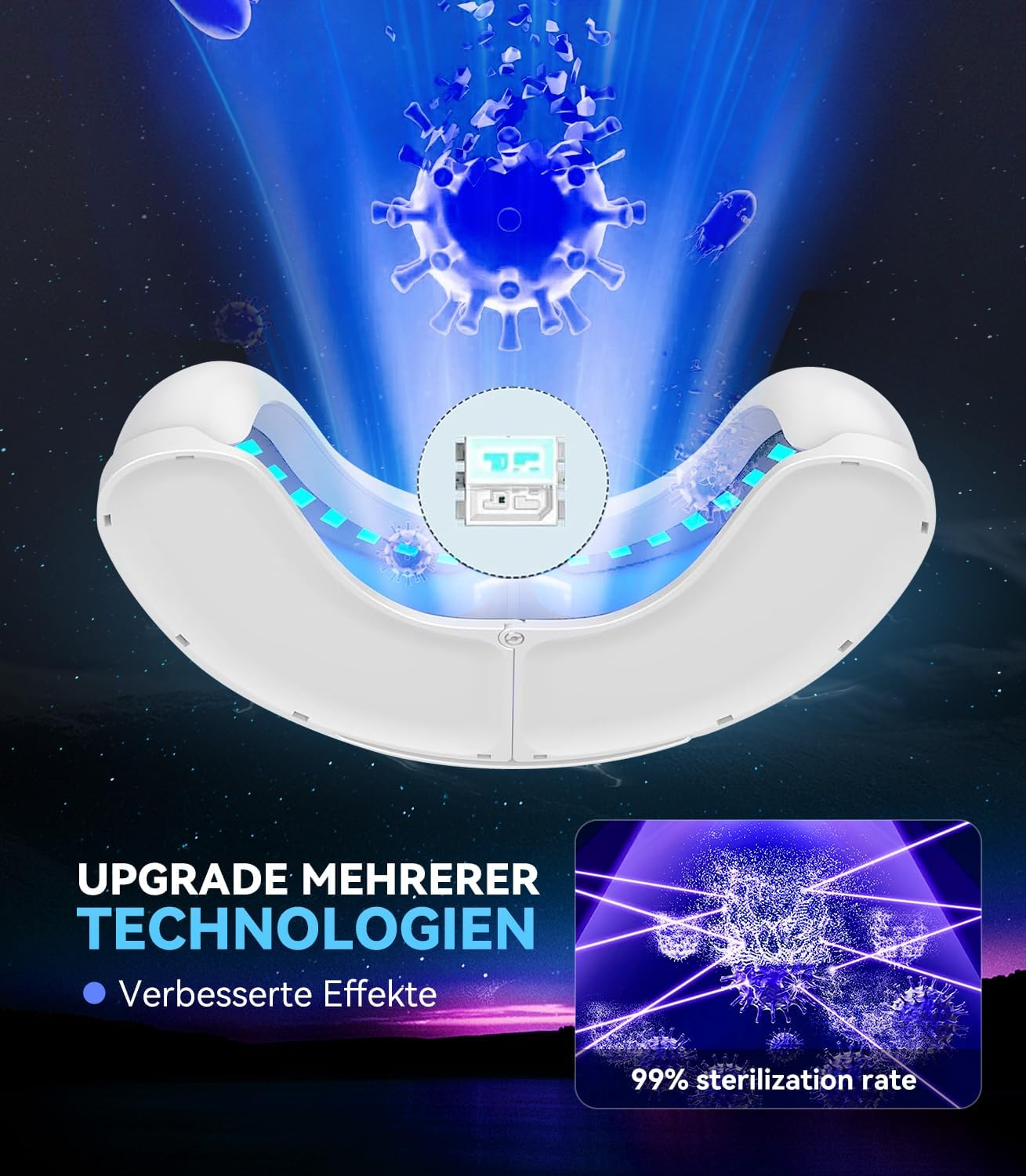 LOZLTX 5.0 Nail Fungus Laser Device, 99% Fungal Infestation Eliminated in 3 Minutes, Industry No. 1: Restoration of Healthy Nails and New Self-Confidence, Blue image number 4