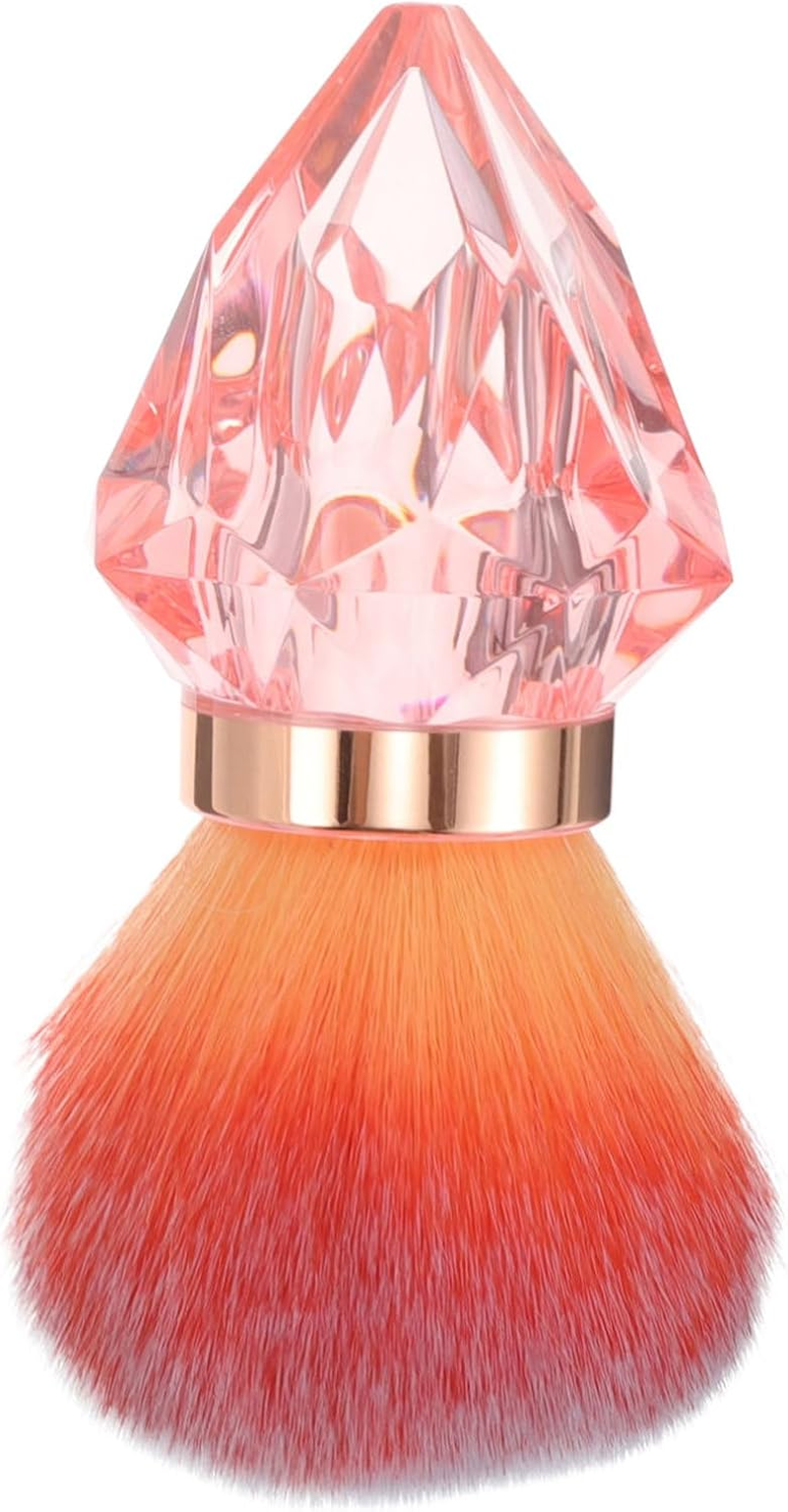 Minkissy Nail Dust Brush Soft Bristles for Nail Art Removal Makeup Powder Applicator image number 3