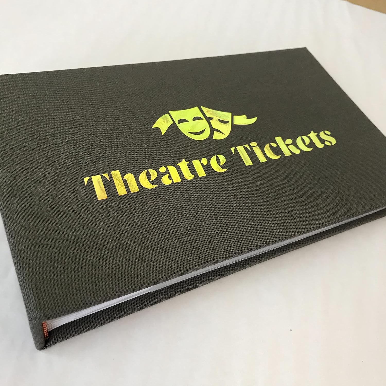 Theatre Tickets, Smart Grey Album/Memory Book - Holds 40 Tickets in Clear Sleeves with Caption Area 6 X 4 image number 3