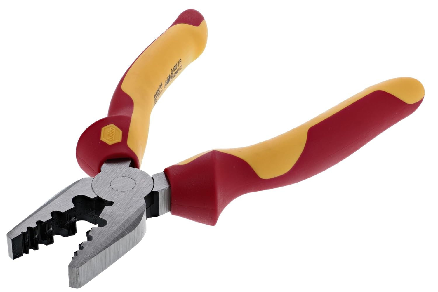 Wiha 32945 7-Inch Insulated Industrial Crimping Pliers image number 1