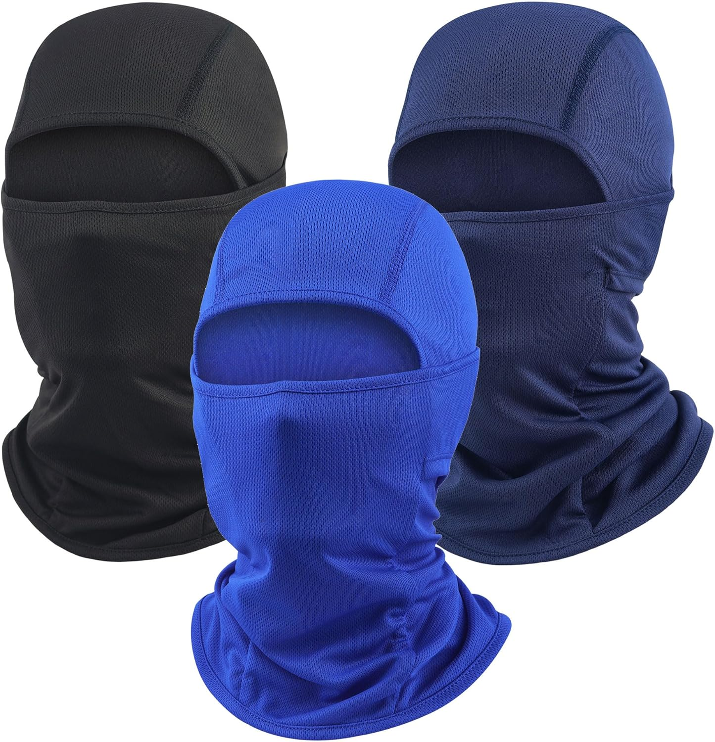 Ski Mask for Men 3 Pack Balaclava Face Mask Women Summer Shiesty Mask Full Head Mask for Motorcycle Helmet Sun UV Protection