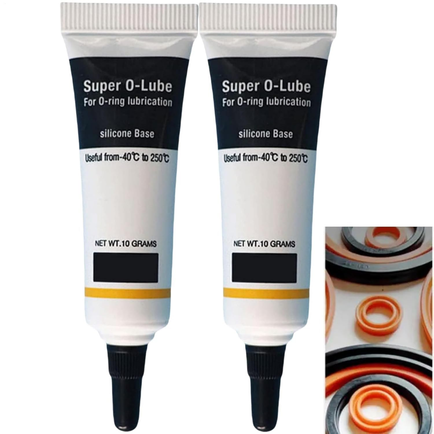 2Pcs Food Grade Silicone Grease for O_Rings,Lubricant Plum Bers Gr Ease,Waterproof Silico Ne Faucet Lubrica Nt Grea Se,Plumb Ers Silicon E G Rease,Silico Ne O Ring Lub Ricant for Sealing image number 1