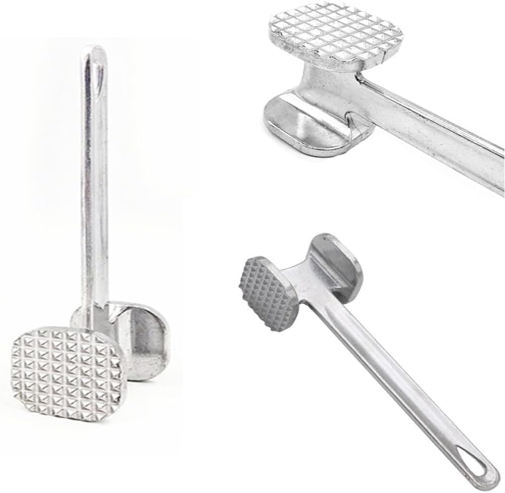 1Pcs Meat Tenderizer Mallet Stainless Steel, Meat Pounder, Meat Tenderizer Hammermeat Tenderizer, Dual-Sided Nails Meat Mallet for Steak, Chicken, Fish, Meat Pounder, Meat Tenderizer Tool image number 4