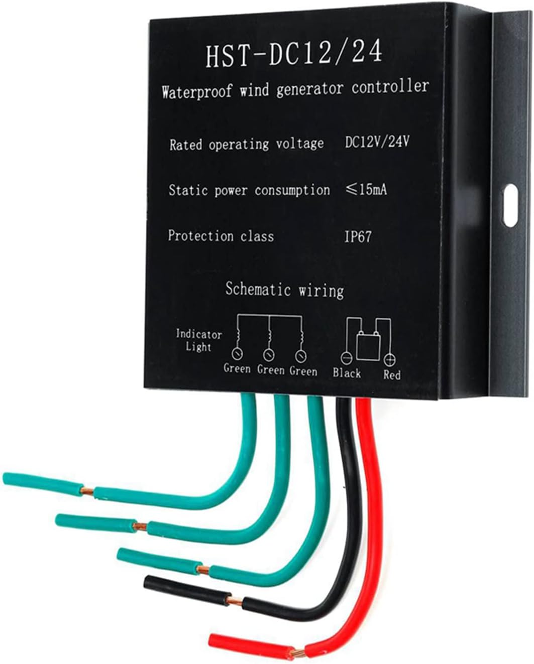 1000W Wind Turbine Charge Controller DC12-24V IP67 Waterproof Wind Turbine Generator Charging Regulator,12V image number 5