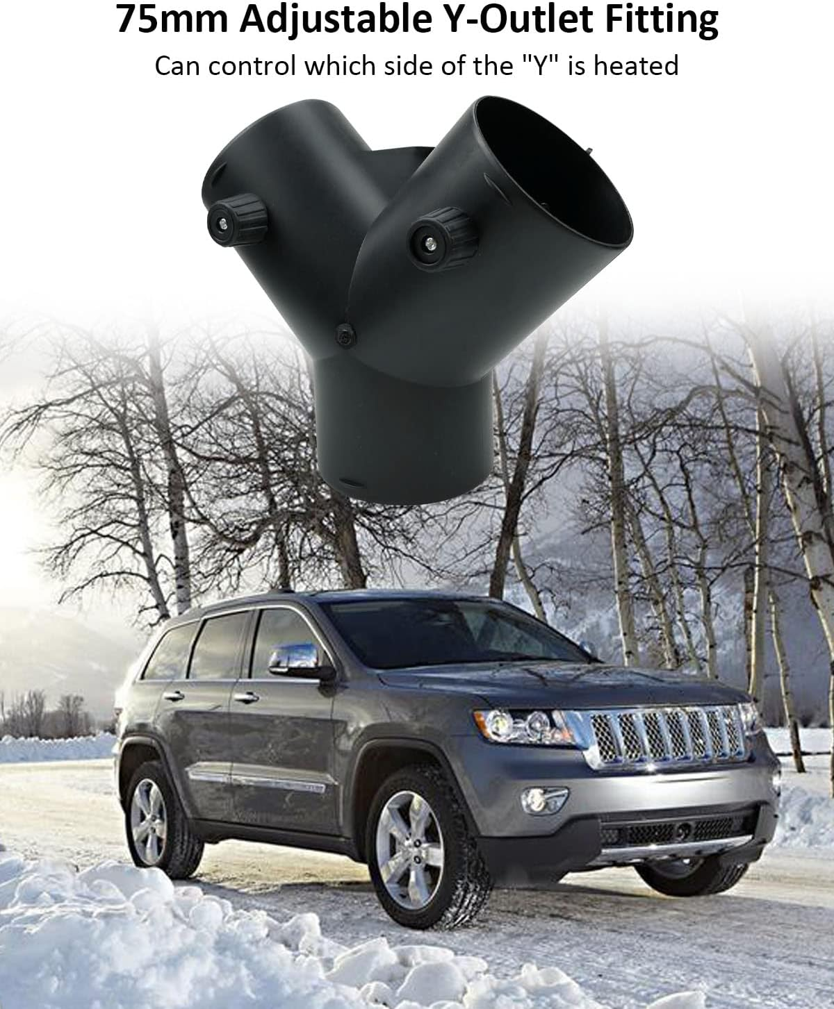 Fit for Webasto Eberspaecher Propex Air Heater Valve Y Type Diesel Engine Heaters Parking Heater Accessories 75Mm image number 3