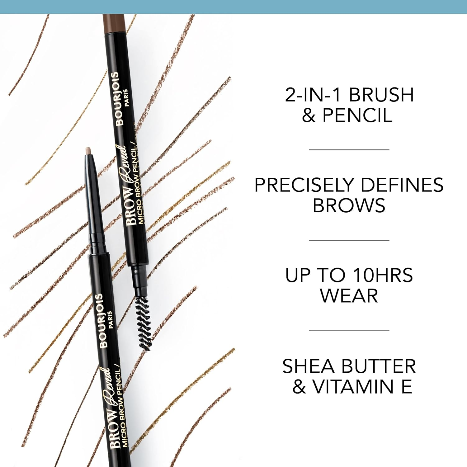 Eyebrow Pencil Bourjois Brow Reveal 003-Dark Brown 0,35 G image number 4
