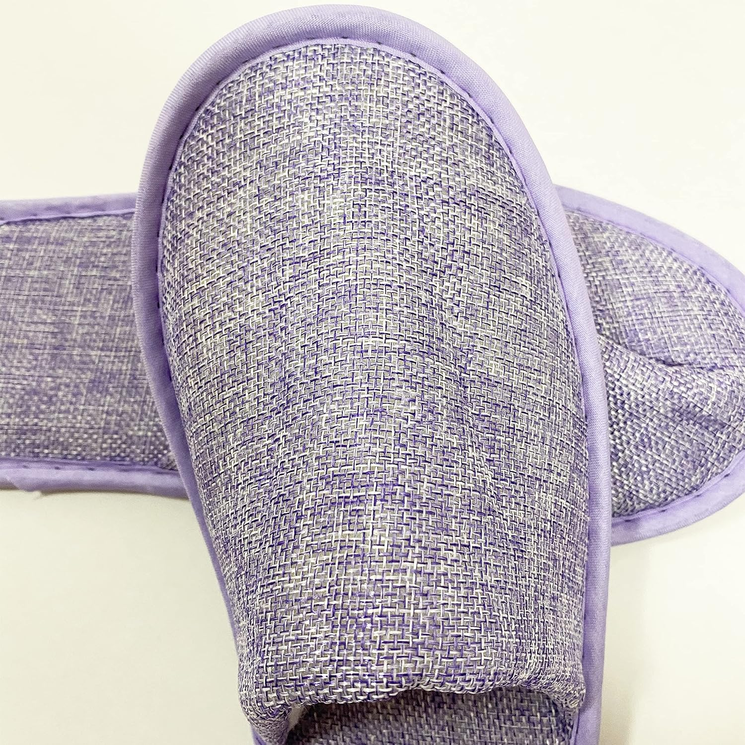 Hotel Guest Slippers Closed Toe Terry Towel Material 4 Pairs Unisex Spa Home Travel 29Cm/11" image number 3