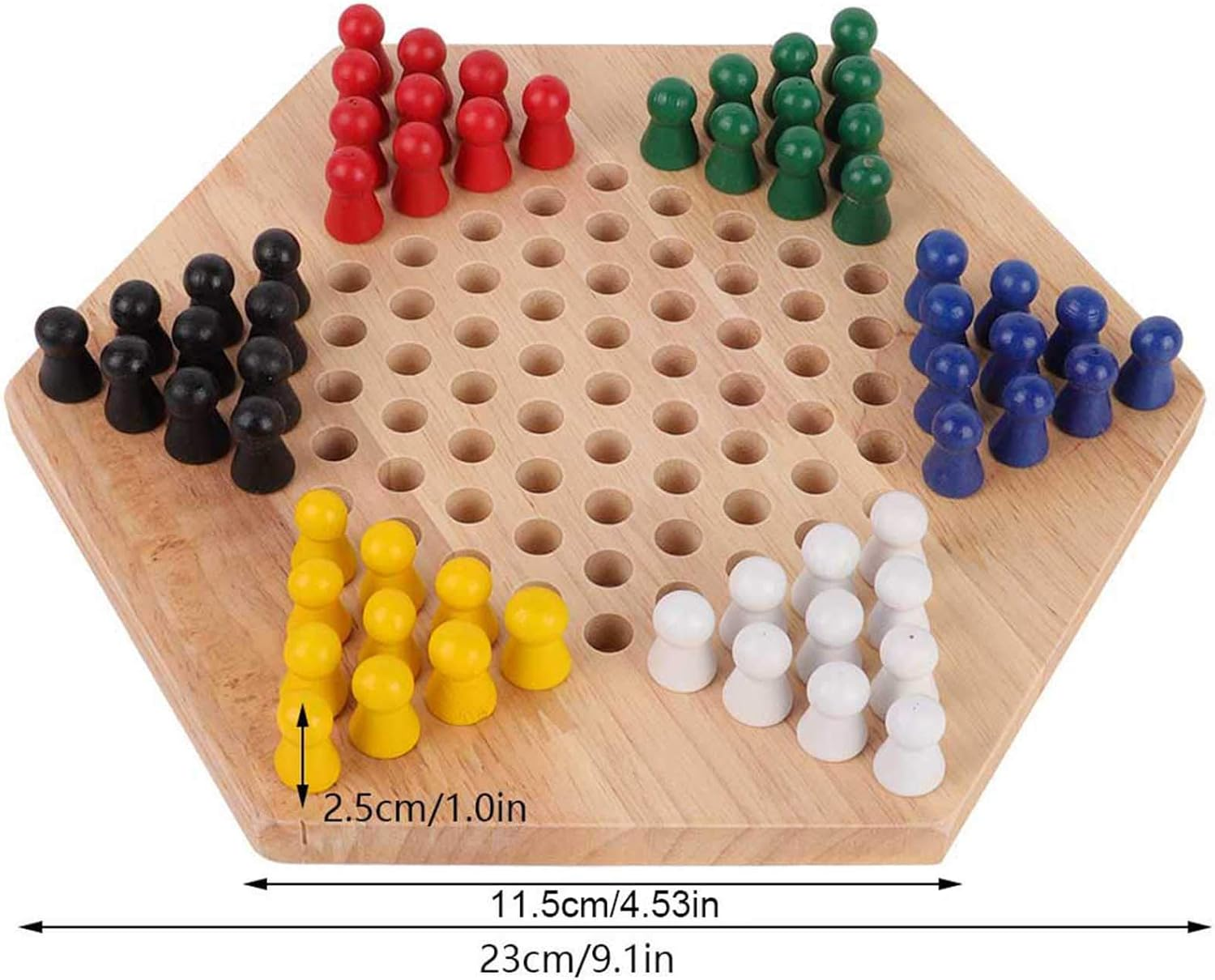 Chinese Checkers, Improve Child'S Concentration and Observation, Chinese Checkers Set, Promoting the Parent-Child Relationship, for Board Game Board Game Family image number 2