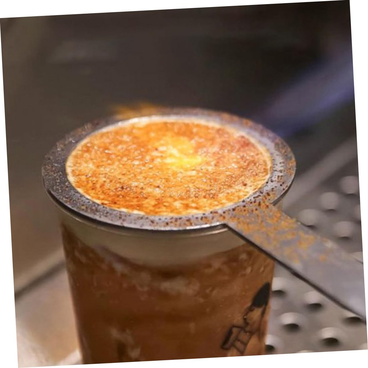 EPIGEIST 4Pcs Stainless Steel Baking Cup Rings Milk Tea Cup Rim Gaskets Smooth Anti-Scald Design for Dessert Shops Cafes and Milk Tea Lovers with Inner image number 4