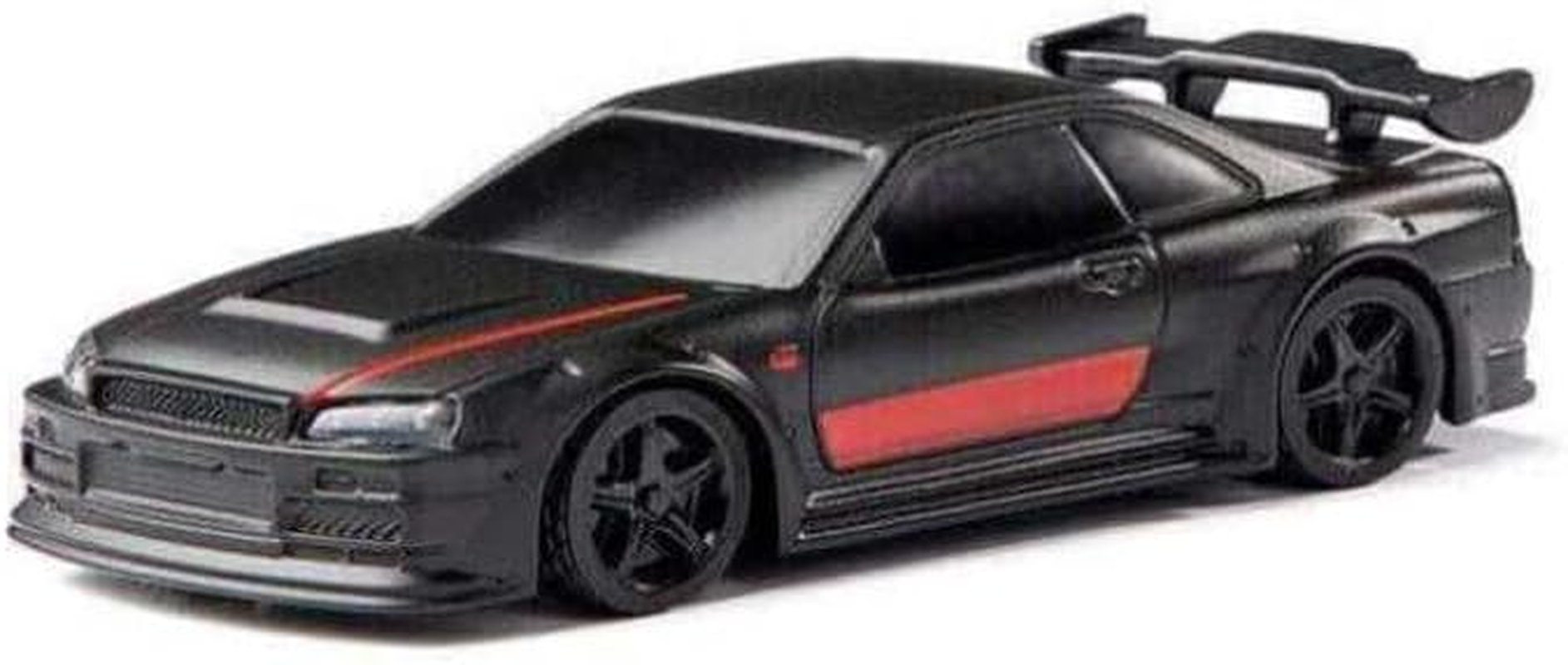 Turbo Racing 1:76 Scale Drift RC Car with Gyro Mini Full Proportional RTR 2.4GHZ Remote Control with 2 Replaceable Body Shell (C64 Blue-Drift)