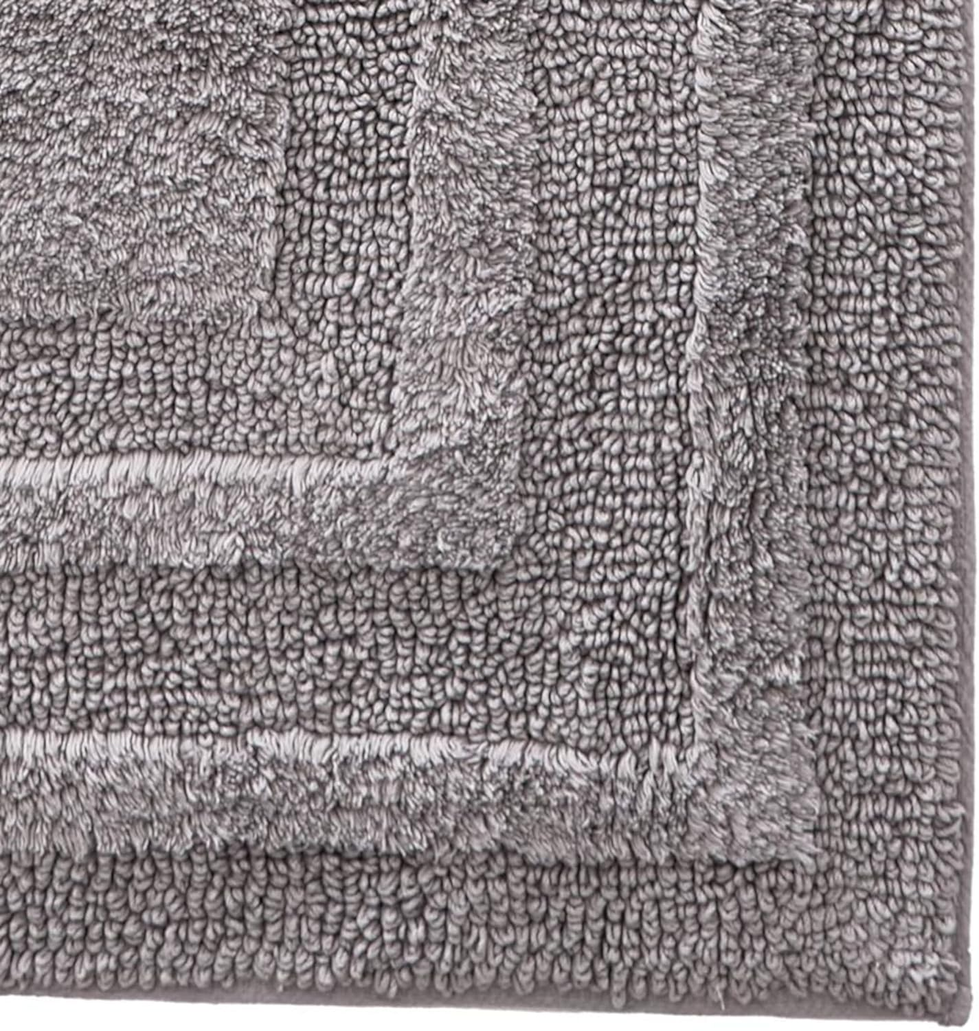 Eddie Bauer Home Logan Cotton | Bath Runner-100, Ultra-Soft Rug, Tufted Fabric for Durability and Easy Care, 60 X 22, Chrome Grey - Light Grey image number 7