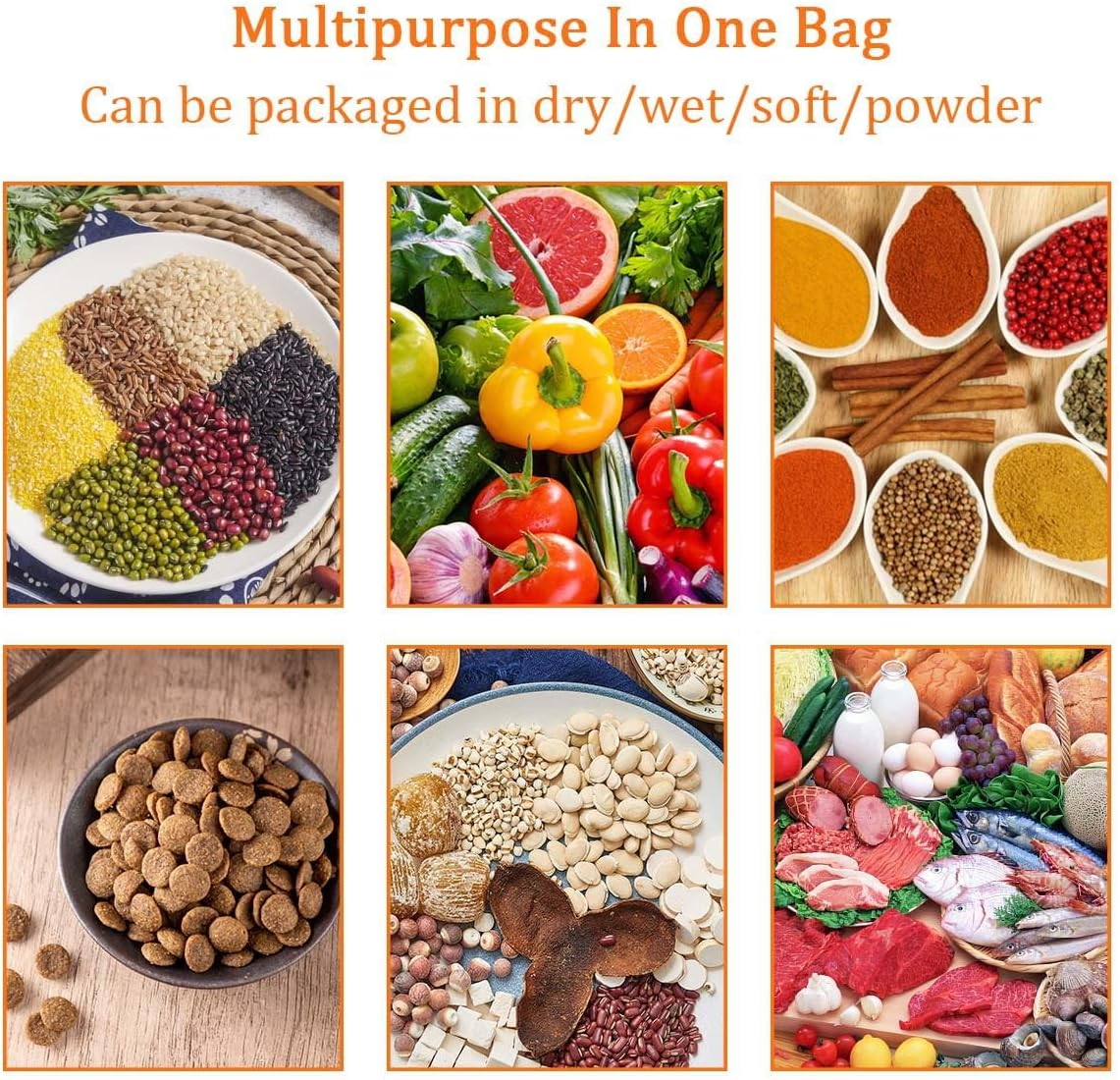 100 PCS 10X15Cm Textured Food Vacuum Food Sealer Bags,Vacuum Freezer Storage Bag Thick Embossed Upgrade Seal Precut Bag with All Types Sealer Machines Withstands Freezing (12X17Cm)