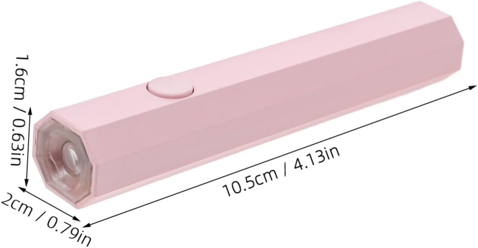 DONFAMDS Portable Mini UV Nail Lamp Nail Polish Dryer with USB Charging Handheld Manicure Light for Salon and Home Use Even Heat Suitable for Beginners and DIY Manicure image number 2