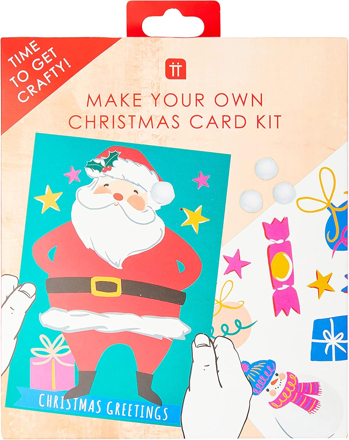 Talking Tables Christmas Letter to Santa Kit for Kids | Paper and Envelopes to Send to North Pole with Response | Fun Xmas Activities, Creative Gift, Red image number 4