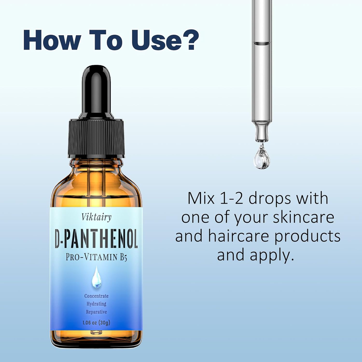 D-Panthenol Liquid (1Oz, 30G), Concentrate Pro-Vitamin B5 Raw Active Ingredient for Skin Hydration, Cosmetic Grade Dexpanthenol for DIY Face, Hair, Nails and Skincare Serum, Moisture Cream image number 4