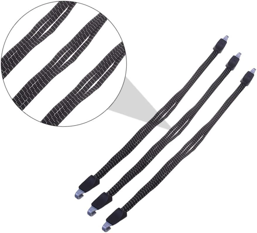 SOESFOUFU 3Pcs Luggage Rope Straps Elastic Bike Straps Luggage Belt for Camping Accessories Motorcycles image number 5
