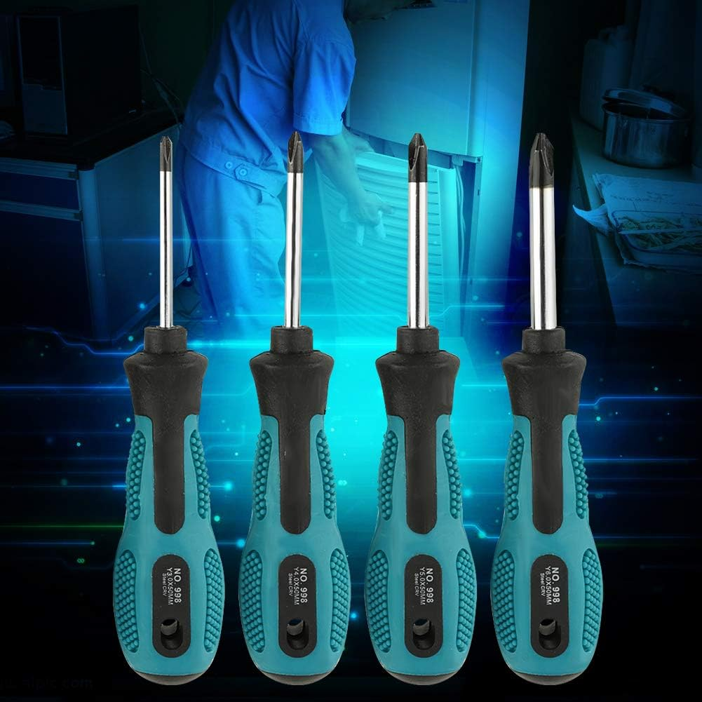4Pcs Y Type Screwdriver Set Y3 Y4 Y5 Y6 Magnetic Point Tri Screwdriver Multi Function Home Improvement Craft Repair Tools Soft Ergonomic Handle image number 2
