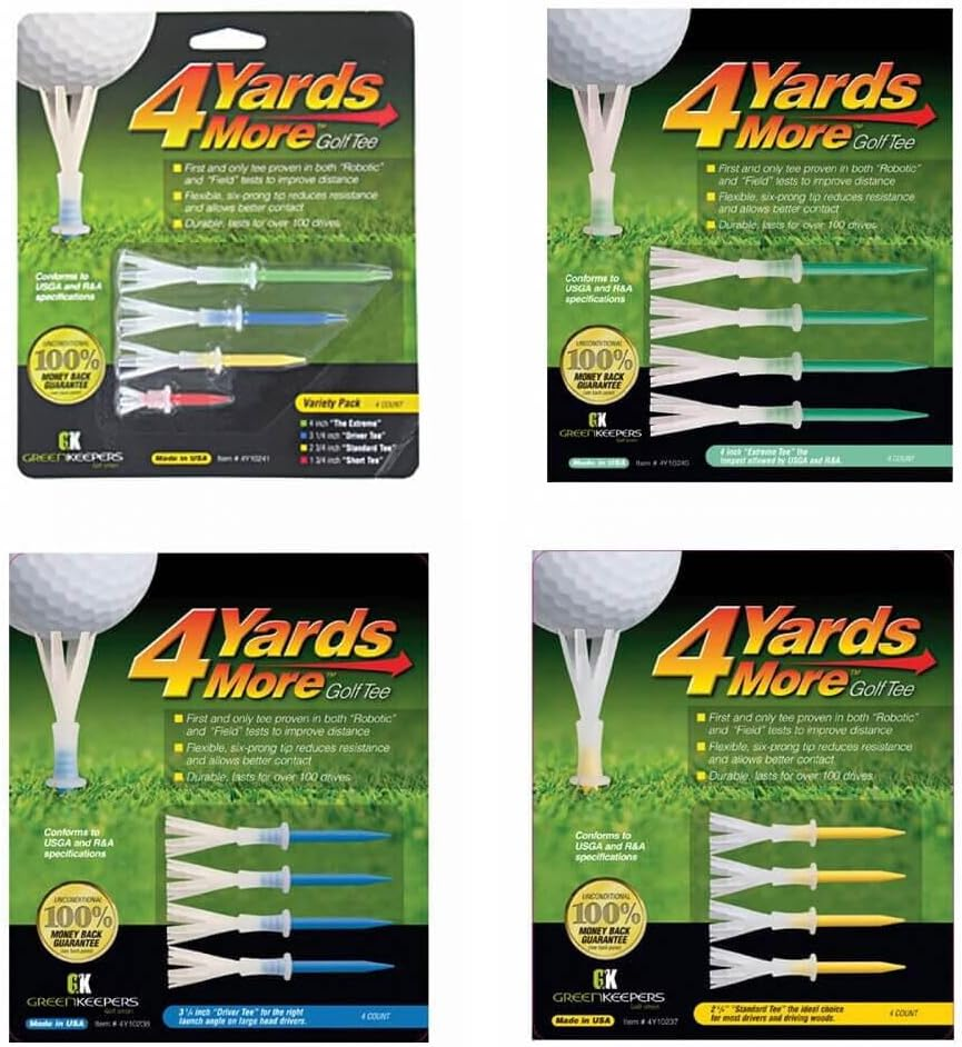 Green Keepers 4 Yards More Golf Tee image number 1