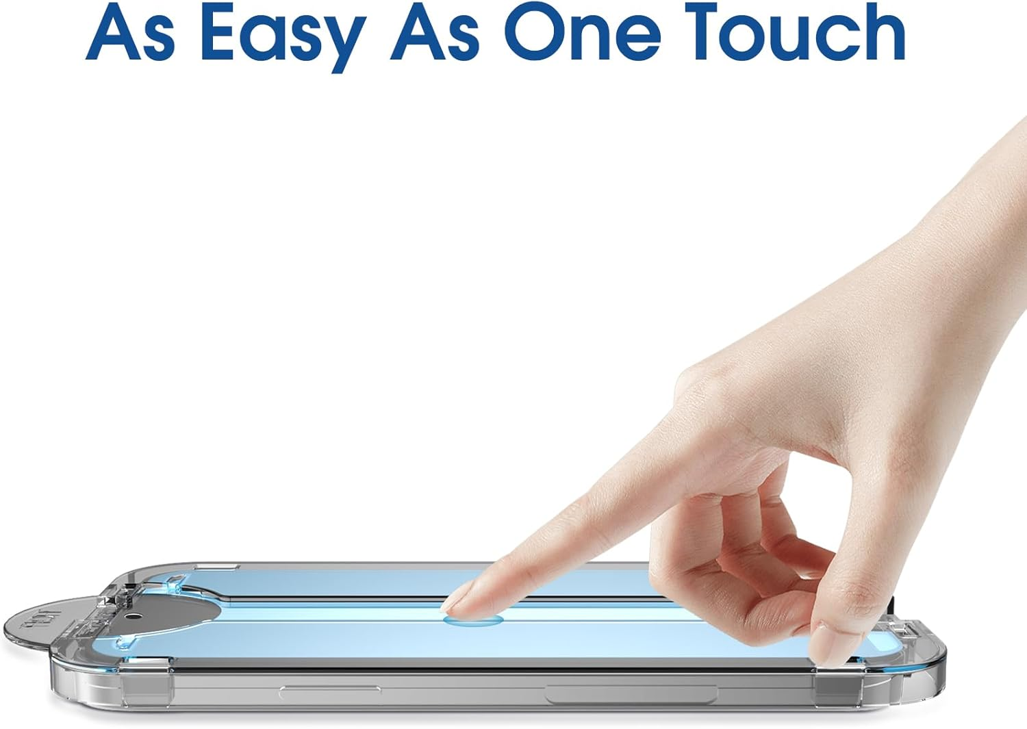 Amfilm Auto-Alignment Onetouch for Google Pixel 10/Pixel 10 Pro/Pixel 9/Pixel 9 Pro [6.3"] Screen Protector 2025 Tempered Glass, 30 Seconds Installation, Bubble Free, Case Friendly [2 Pack] image number 2