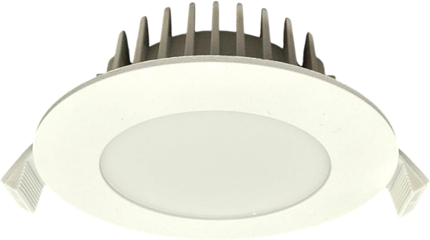 CROWN LIGHTING 13W Tri Colour LED Dimmable Downlight 90-95Mm Cut Out Flat Face image number 1