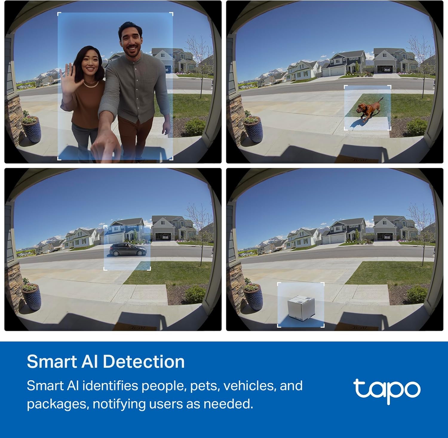 Tapo Tp-Link D235 Wi-Fi Security Camera, 2K HD Resolution, 360 Degree Rotation with Tilt, Color Night Vision, Two-Way Audio, Motion Detection, IP65 Waterproof image number 3