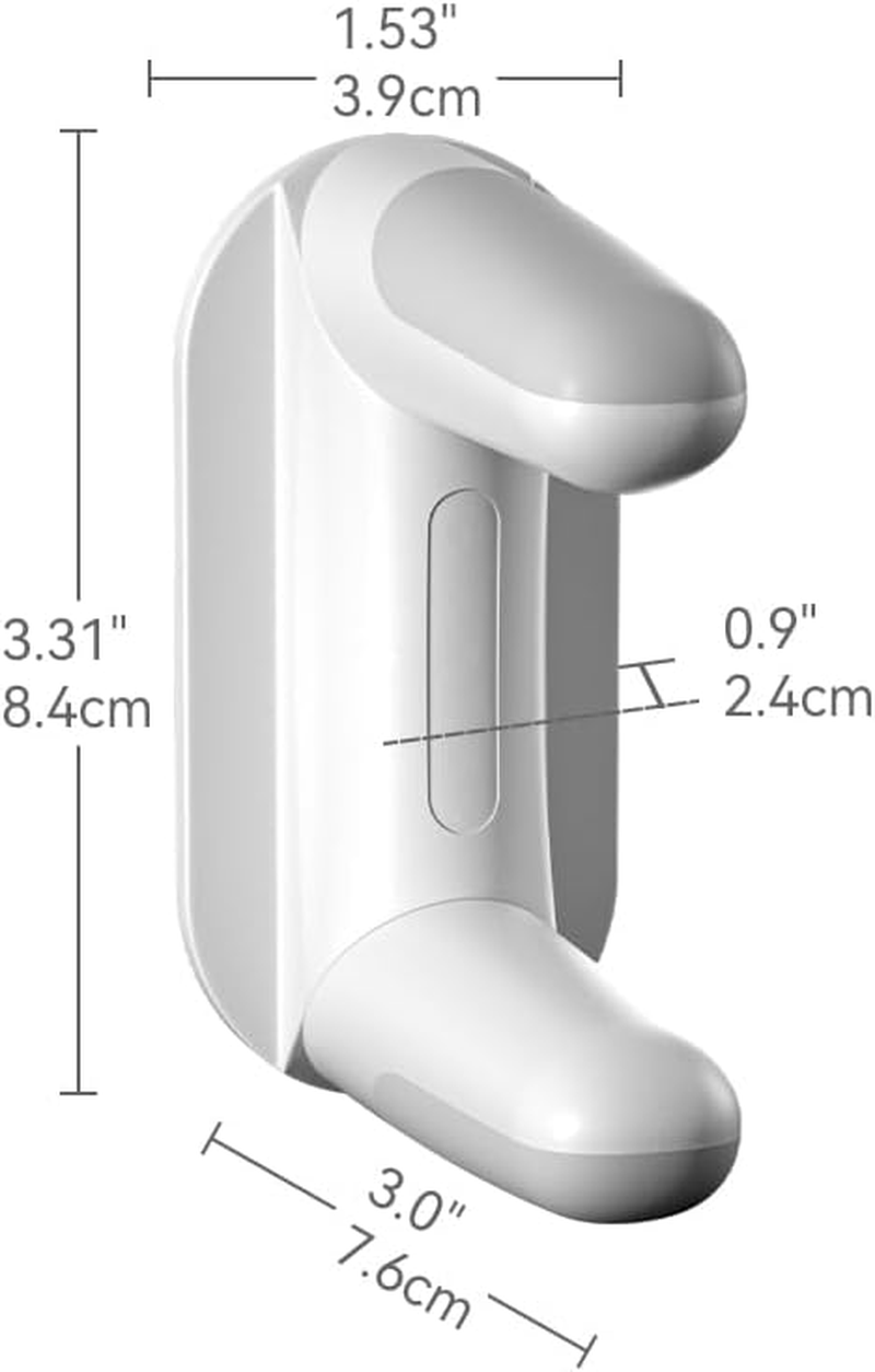 SAFELON 2 PCS Baby Safety Door Lever Locks, Door Handle Locks for Childproof & Petproof, Invisible Switch to Prevent Children from Opening the Door, No Screws or Drill (White)