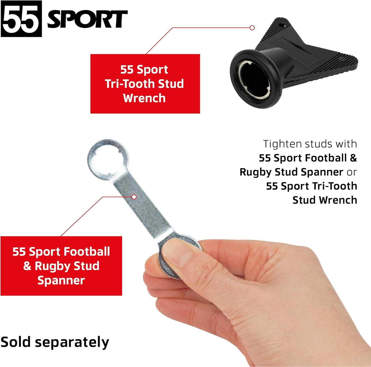 Aluminium Replacement Rugby Studs image number 5