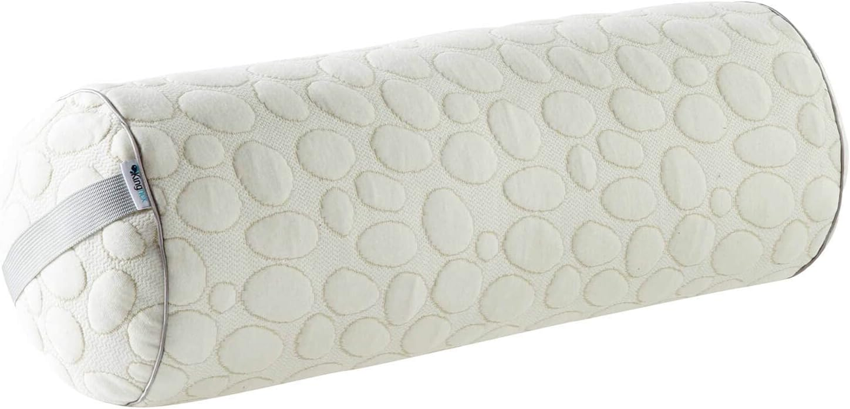 Kingnex Zipper Adjustable under Knees Bolster Roll Pillow to Relief Lower Back Pain or between Legs for Side Sleepers Shredded Latex Cylinder with Organic Cotton Cover 18X6 image number 4