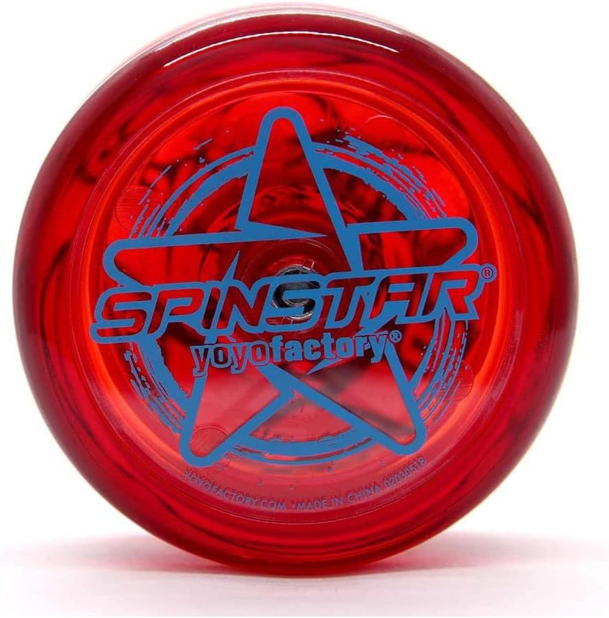 Yoyofactory Spinstar Yo-Yo - Red (Ideal for Beginners, Modern Performance Yoyo, String and Instructions Included) image number 3