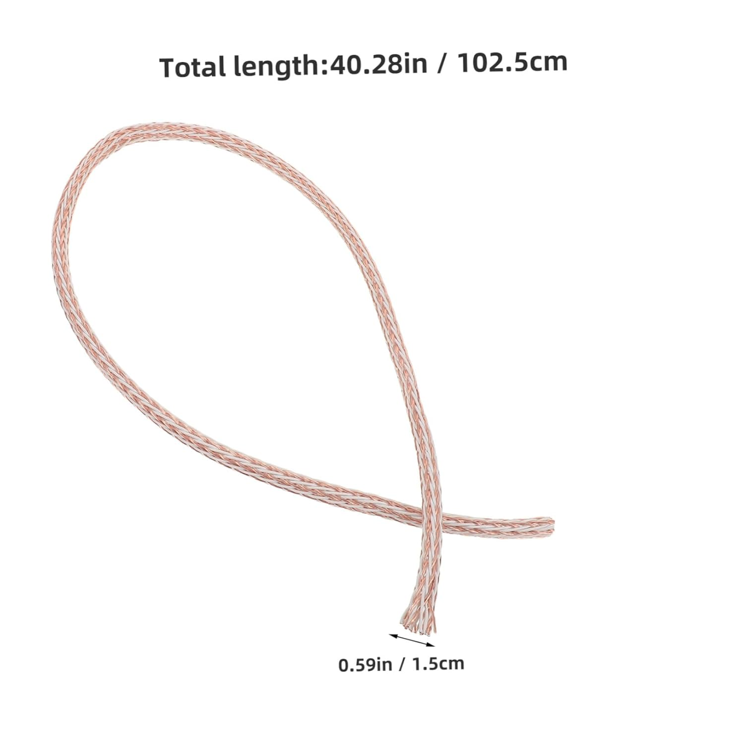 KONTONTY Pure Single Crystal Copper Speaker Wire Flexible Stereo Sound System Cable for Automotive Trailer Home Theater Amplifier Connection Noise High Fidelity Audio Transmission image number 5